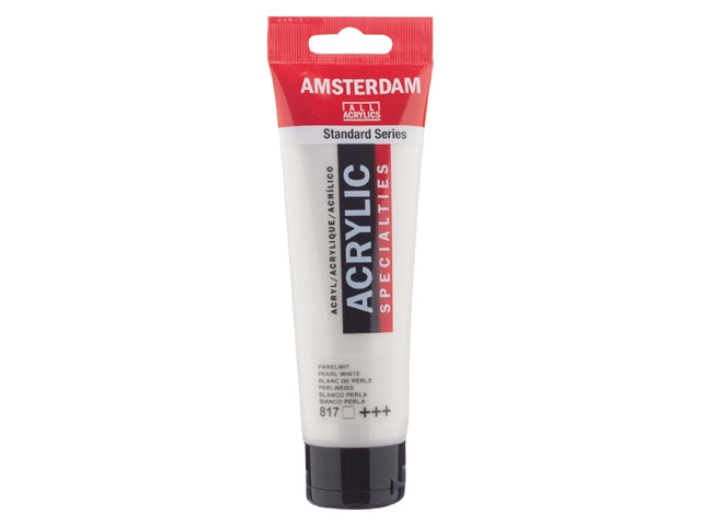 817 Parelwit 120 ml Tube Acrylverf Amsterdam