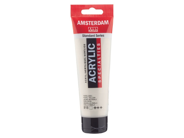 818 Parelgeel 120 ml Tube Acrylverf Amsterdam