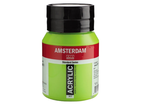 Amsterdam Acryl 500ml 617 Geelgroen