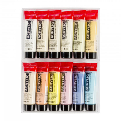 Amsterdam Acrylverf Set Pastel 12x20 ml