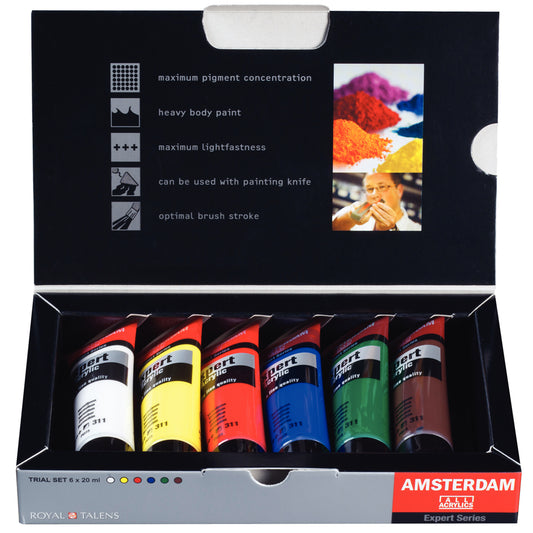 Acrylverf Set 6 x 20 ml Amsterdam Expert