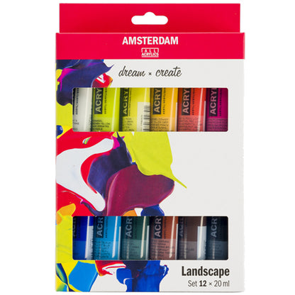 Amsterdam Acrylverf Set Landscape 12x20 ml