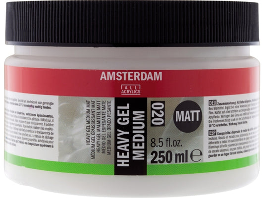 Heavy Gel Mat Medium  020  250ml Amsterdam