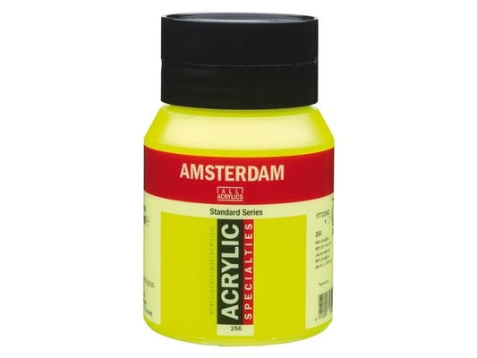 Amsterdam Acryl 500ml 256 reflexgeel Neon