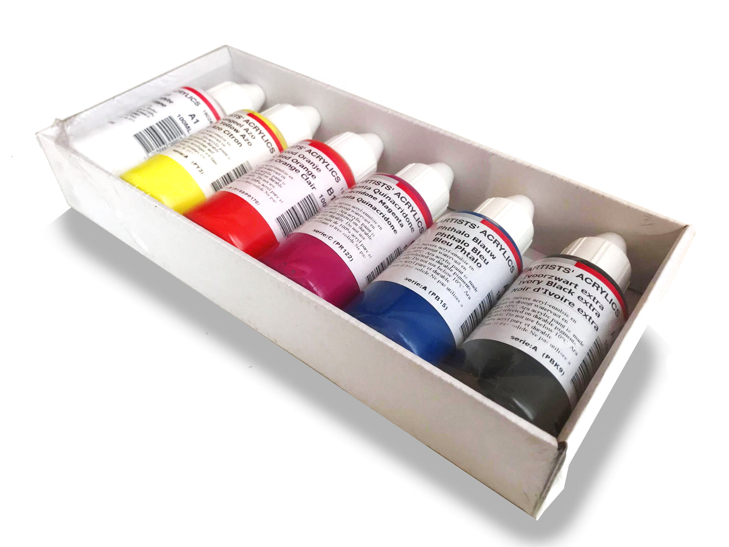 ARA Set Introductie basis set 6 x 100ml Artists Acrylics