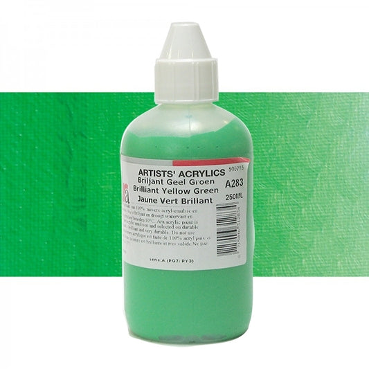 ARA 250ml  A283  BRILJANT GEEL GROEN Artists Acrylics