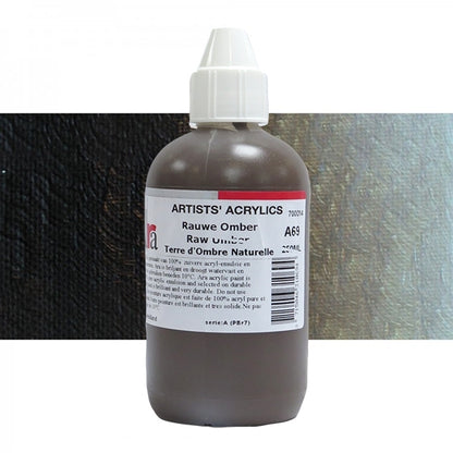 ARA 250ml A69  RAUWE OMBER Artists Acrylics