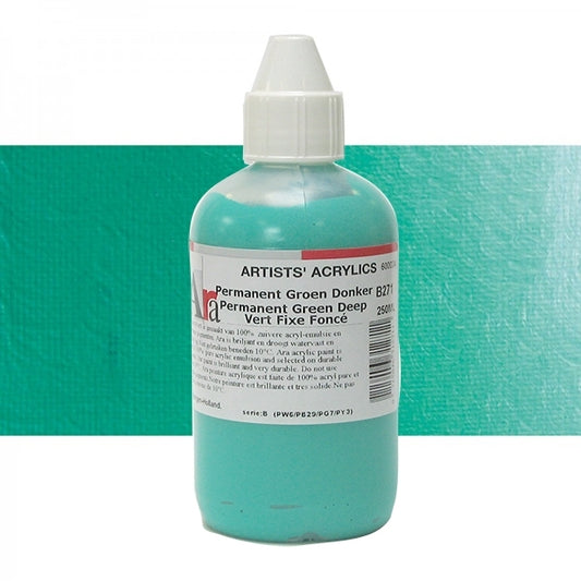 ARA 250ml  B271 PERMANENT GROEN DONKER Artists Acrylics