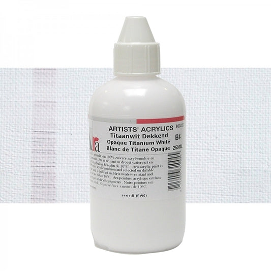 ARA 250ml  B4  TITAANWIT DEKKEND Artists Acrylics