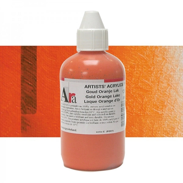 ARA 250ml  C131  GOUD ORANJE LAK Artists Acrylics