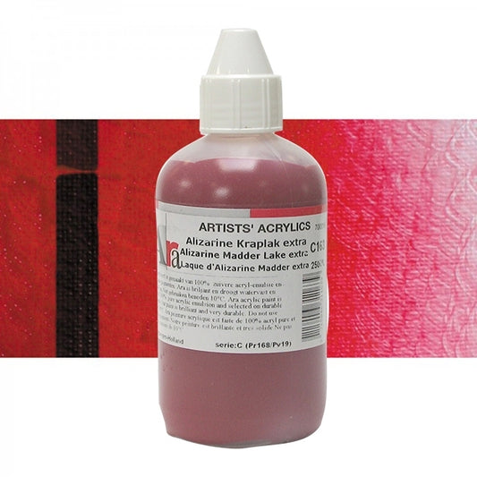 ARA 250ml  C163  ALIZARINE KRAPLAP EXTRA Artists Acrylics