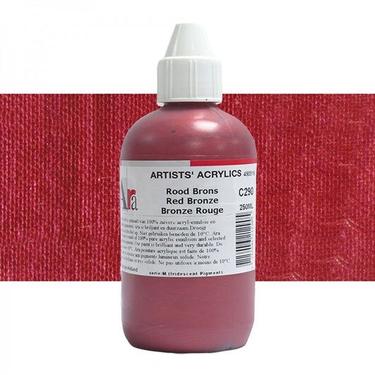 ARA 250ml C290 ROOD BRONS Artists Acrylics