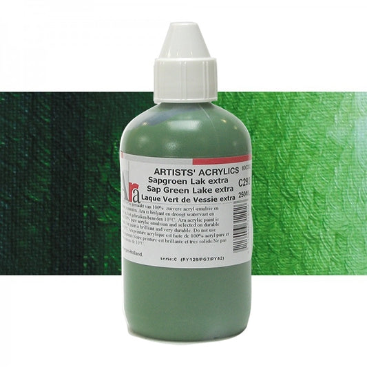 ARA 250ml  C292  SAPGROEN LAK EXTRA Artists Acrylics