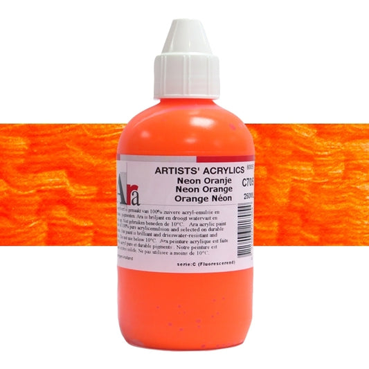 ARA 250ml  C705 NEON ORANJE Artists Acrylics