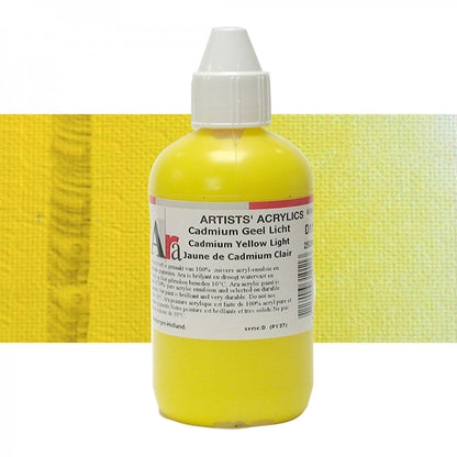 ARA 250ml  D11  CADMIUM GEEL LICHT Artists Acrylics