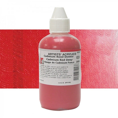 ARA 250ml  E23  CADMIUM ROOD DONKER Artists Acrylics