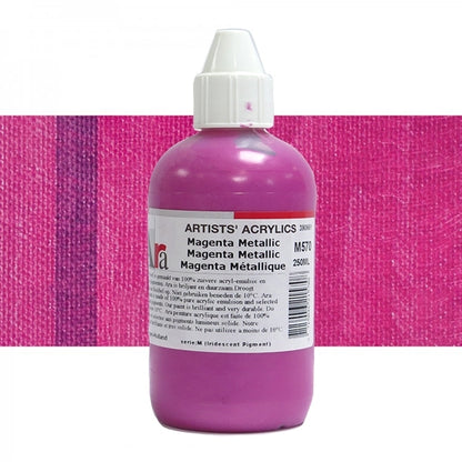 ARA 250ml  M570 MAGENTA METALLIC Artists Acrylics