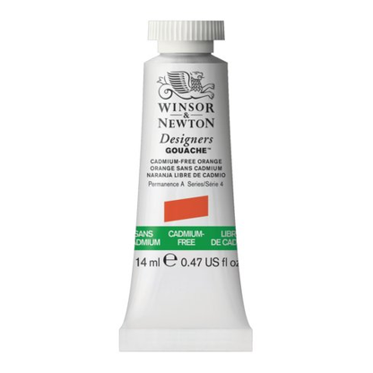 CADMIUM FREE ORANGE 899 14ml. S4 Designers Gouache Winsor & Newton