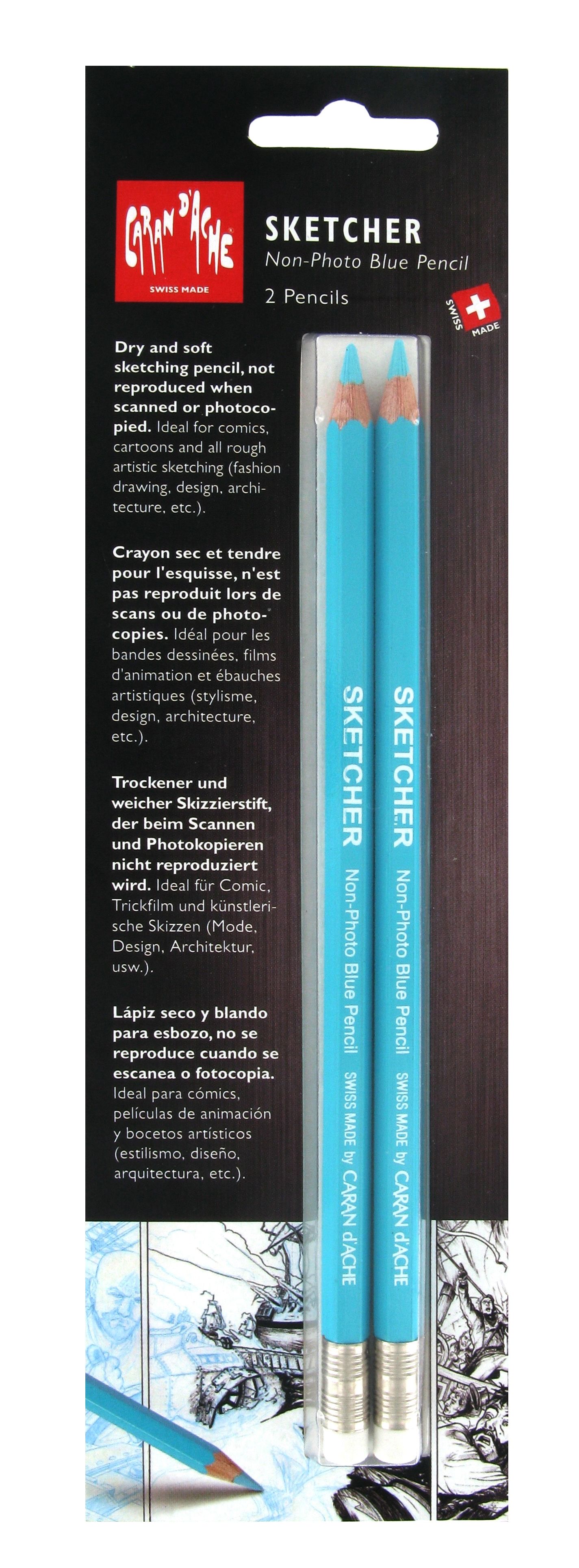 Sketcher Non-Photo Blue Pencil (2 stuks)