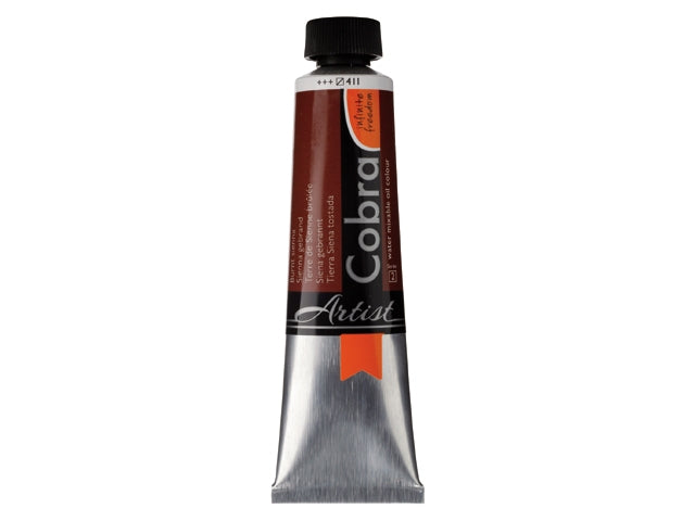 Cobra 40ml  411 S2  Sienna Gebrand Waterverdunbare Olieverf