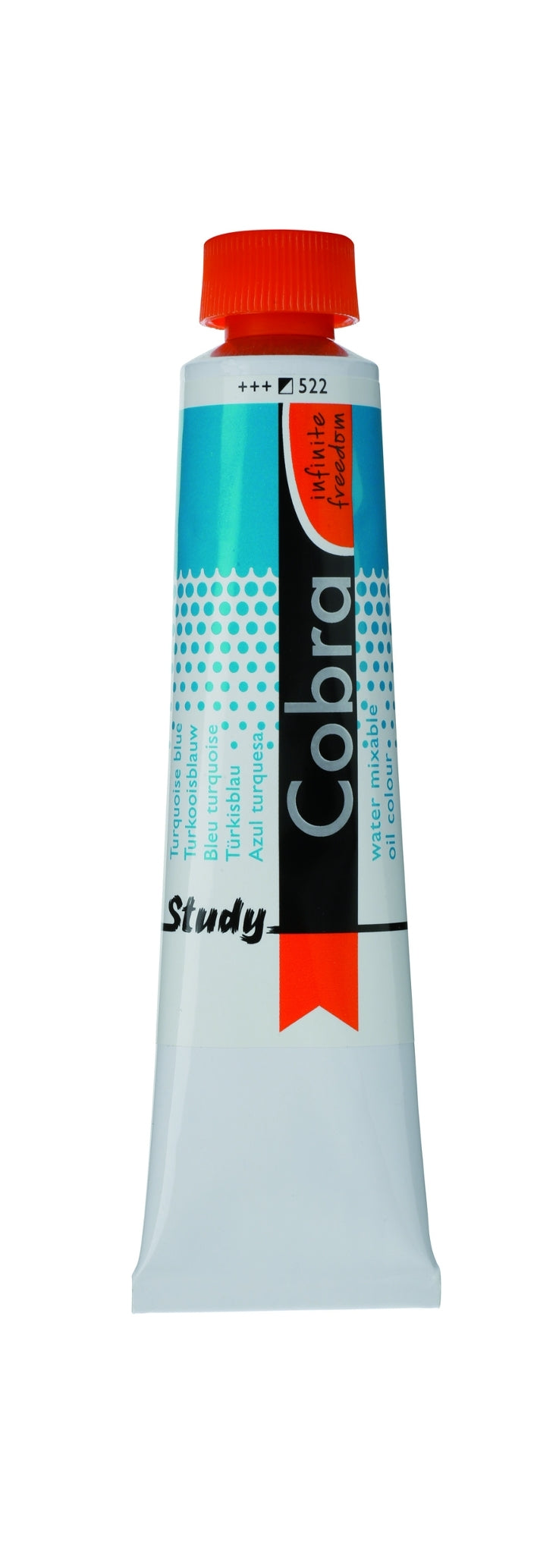 40ML TURKOOISBLAUW Cobra Study Waterverdunbare Olieverf