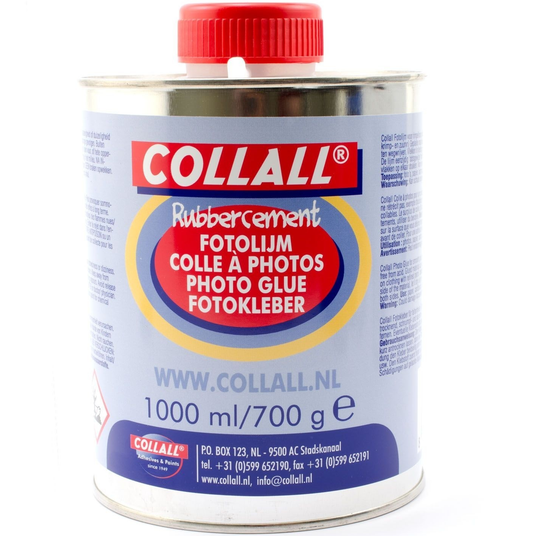 Fotolijm Rubbercement  Pot 1000 ml. Collall