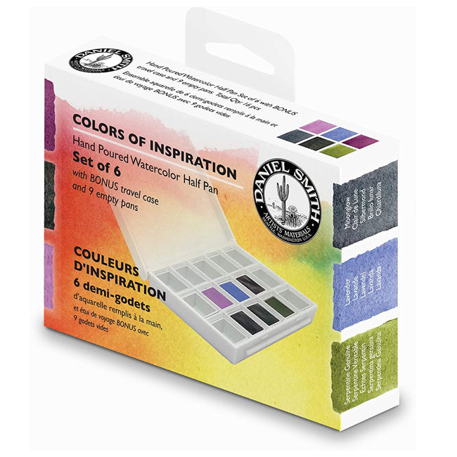 Colors of Inspiration Watercolor Half Pan Set Daniel Smith 6 napjes