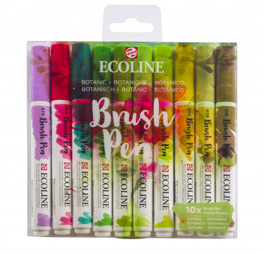 Ecoline Brushpen Botanic set 10