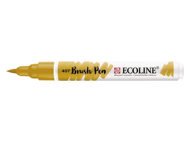 Ecoline Brushpen 407 Donkere oker