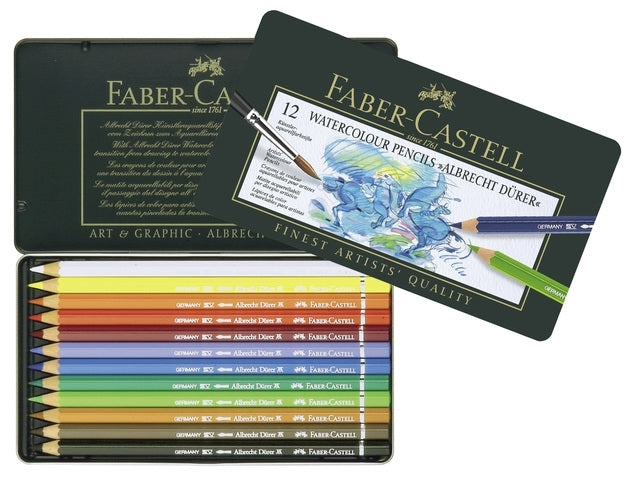 Aquarelpotloden Dürer 12 set Faber Castell