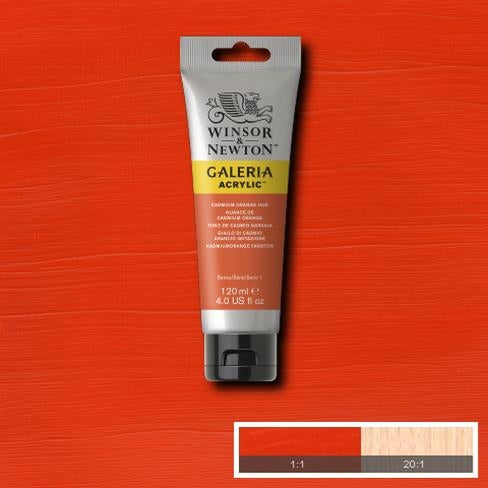  120ml  090 S1  Cadmium Orange Hue Galeria Acryl