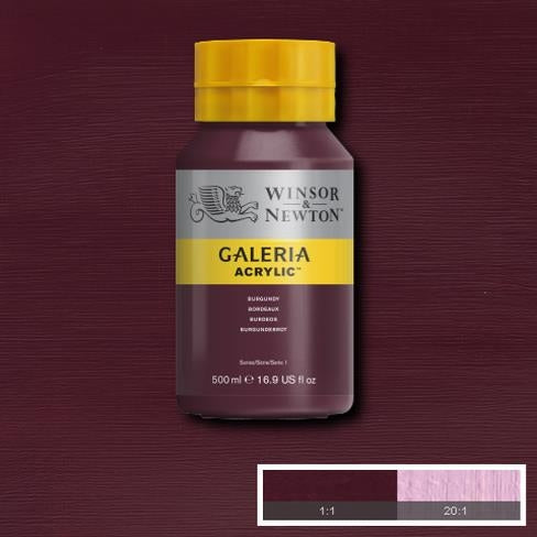  500ml  075 S1  Burgundy Galeria Acryl