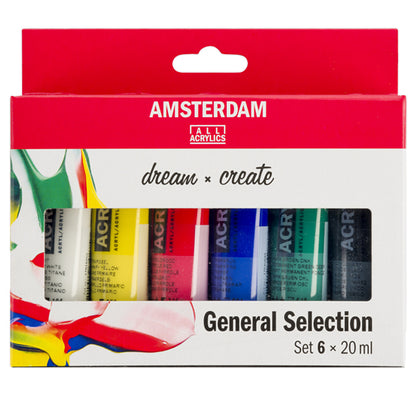 Amsterdam Acrylverf Set General Selection 6x20 ml