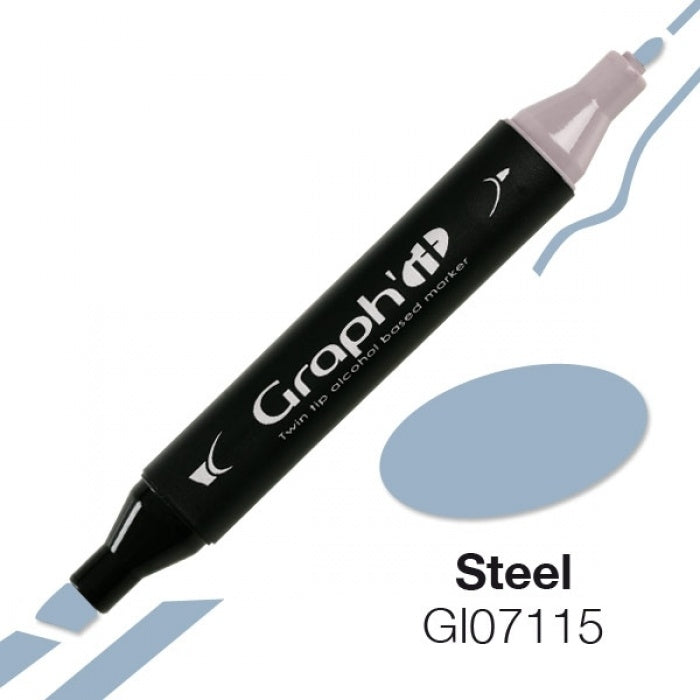 Graph'it marker 7115 Steel