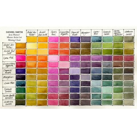 Jean Haines` Watercolor Set Daniel Smith set 10 tubes 5ml