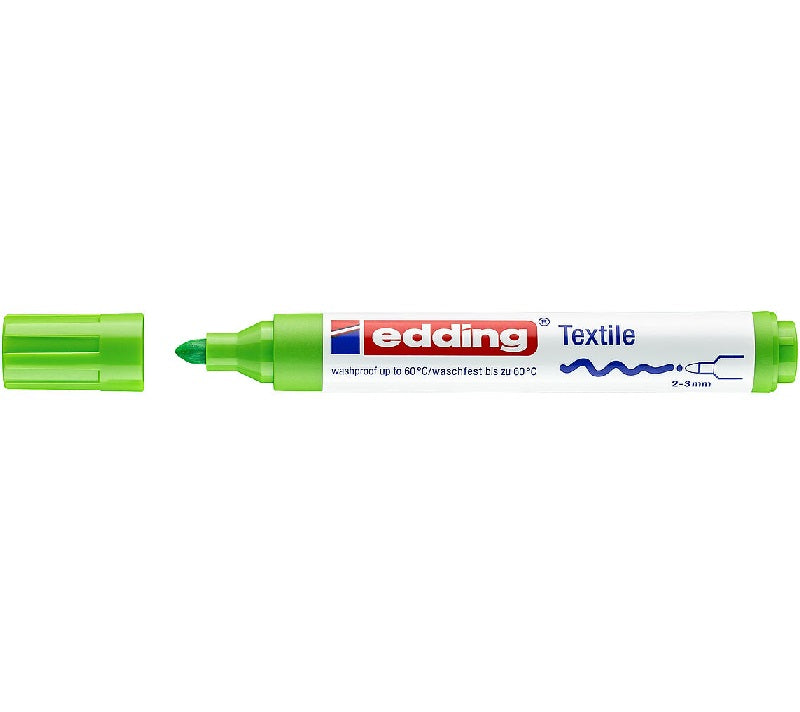 Textielstift 4500 Lichtgroen 11 ronde punt Edding