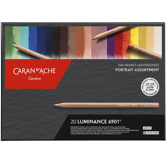 Set 20 portret kleuren  Luminance Caran D'Ache