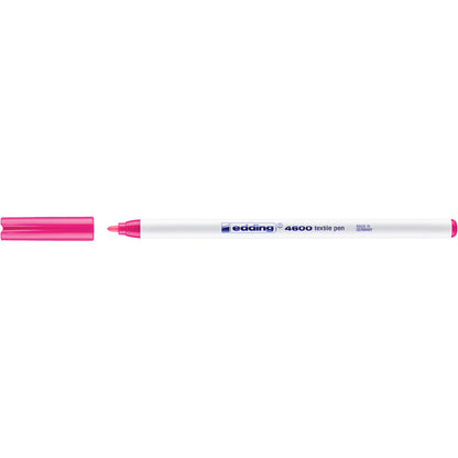 Edding 4600 Textielstift NEON roze 1mm punt