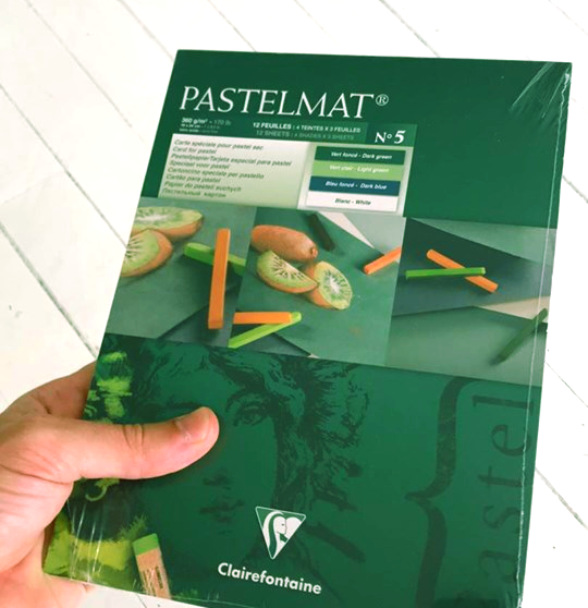 Pastelmat No. 5 (Groen) 360gr 18x24 Clairefontaine Gekleurd Pastelpapier