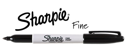 Permanent Marker Sharpie Rond 1.0Mm Fine Zwart