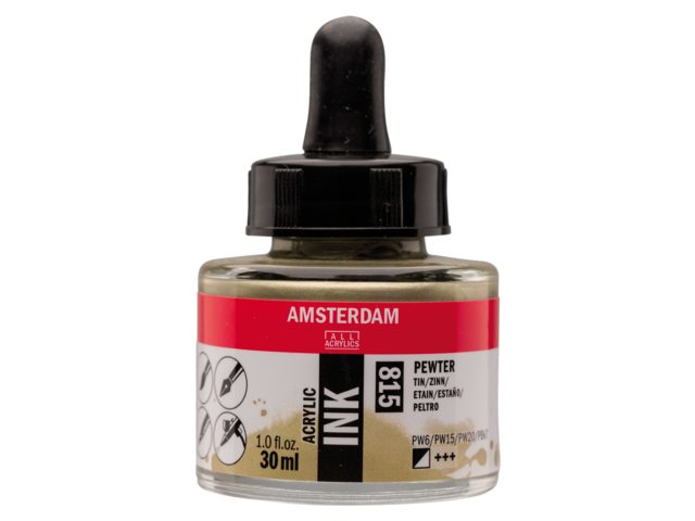 Pewter 815 Amsterdam Acryl Inkt 30 ml.