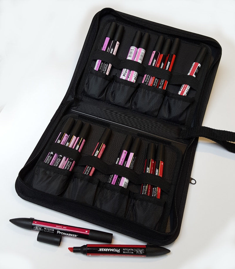 Etui fur 24 promarkers oder brushmarkers (lernen)