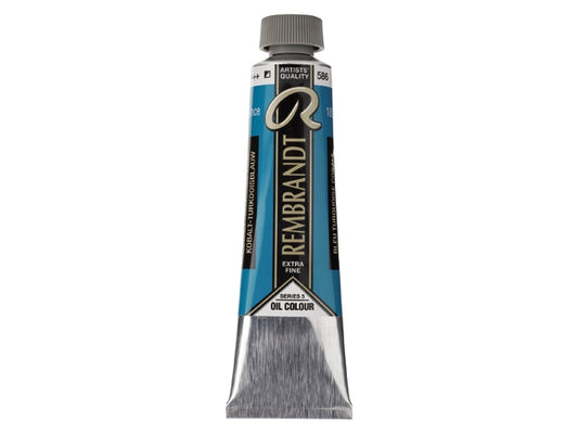 Kobalt Turkooisblauw 586 S5 40ml Rembrandt Olieverf