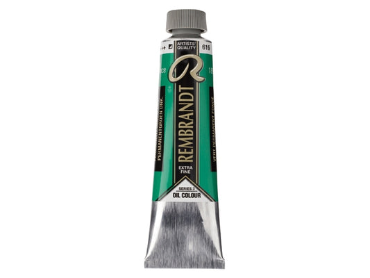 Permanent Groen Donker 619 S3 40ml Rembrandt Olieverf