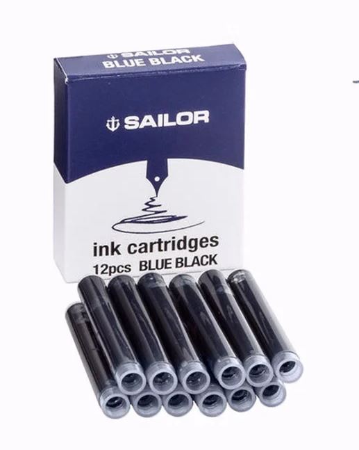 Sailor universele patroon inktvulling Blauw 12 stuks