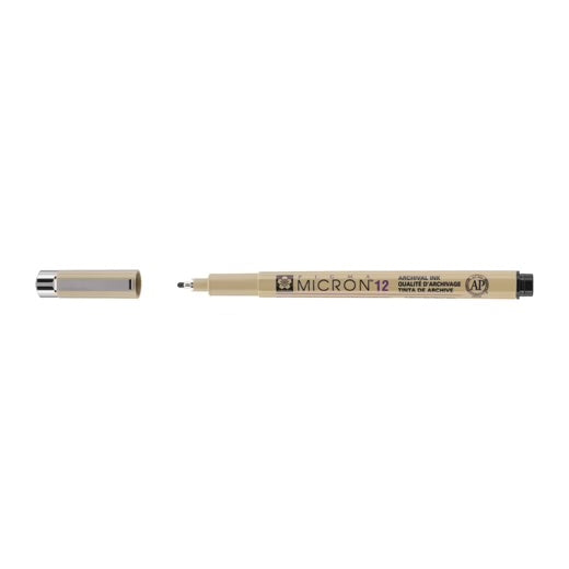 Pigma Micron 12 (1.2 mm) BLACK Sakura Fineliner