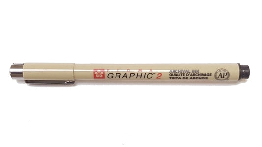 Pigma Graphic Kalligrafie 2 (2.0mm) BLACK Sakura Fineliner