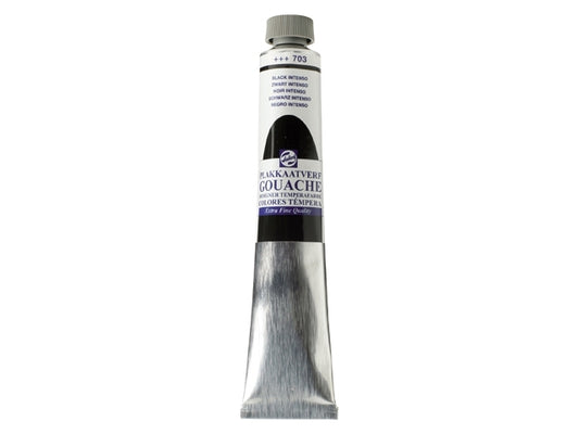 Gouache 60 ml. 703 ZWART (extra groot) Talens plakkaatverf