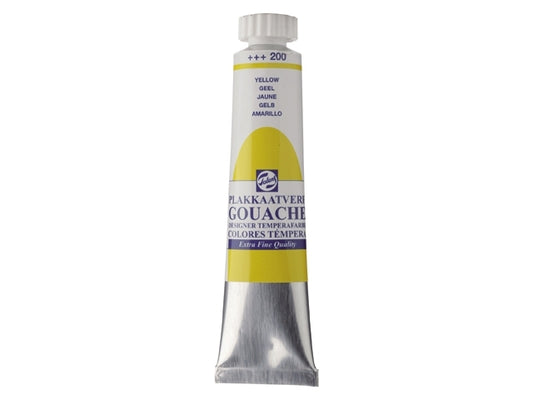 Gouache 200 GEEL 20ml Talens plakkaatverf