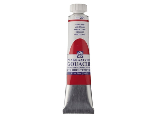 Gouache 301 LICHTROOD 20ml Talens plakkaatverf